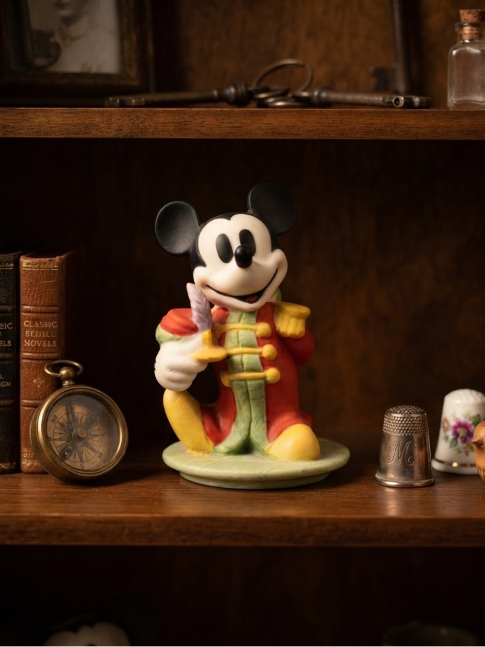Disney Green and White Base Figurine